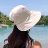 Уличная женская рыбацкая шляпа, складная с большими полями, регулируемая застежка-лента, защита от солнца, защита от ультрафиолета, пляжная кепка, садовая дорожная шляпа