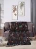 Resident Evil Characters Plush Blanket  Soft Flannel Throw for Couch Chair Bed  Quality Comforter Gift for Kids  Adults
