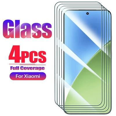 4шт HD протектор экрана для Xiaomi 15 стекло закаленное стекло для Xiaomi 11 12 13 14T Pro 11 Lite пленка