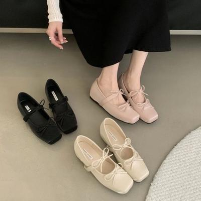 Мода Новая Женская Мода Универсальная Обувь Круглый Плоский Легкий Нескользящий Балетки Комфорт Мэри Джейн Простая Повседневная Обувь Zapatos Mujer