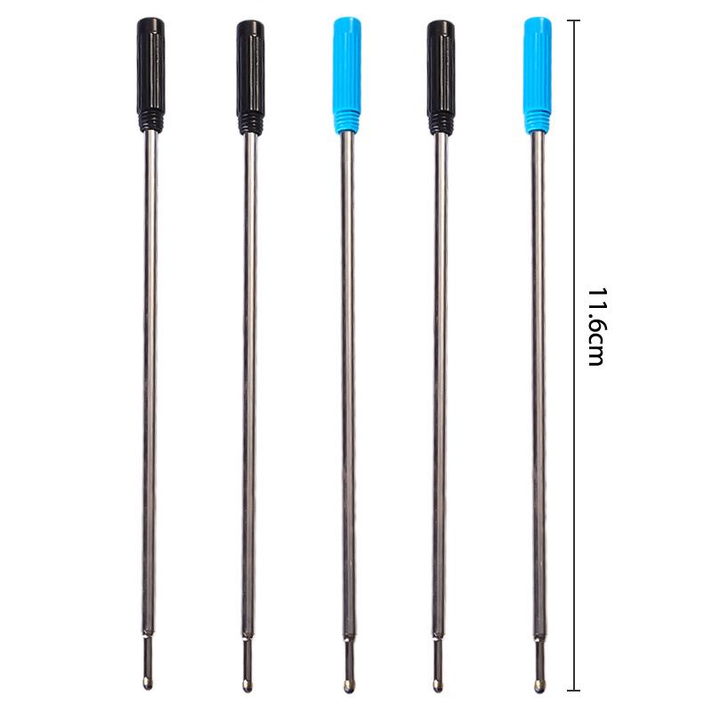 10 шт./лот вращающийся металлический стержень для ручки, специальный картридж для стержня для шариковой ручки