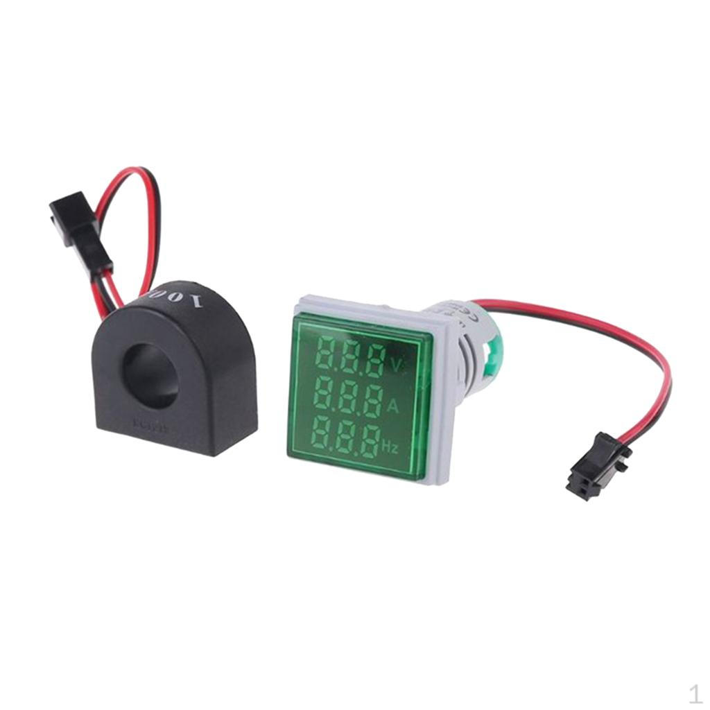 3 In Digital Ammeter 60-500V