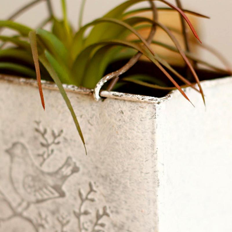 1Pc Make Old Flower Arrangement Iron Flower Pot Vase Iron Bag Courtyard Flower Bucket Ornament Flower Pot Decorate