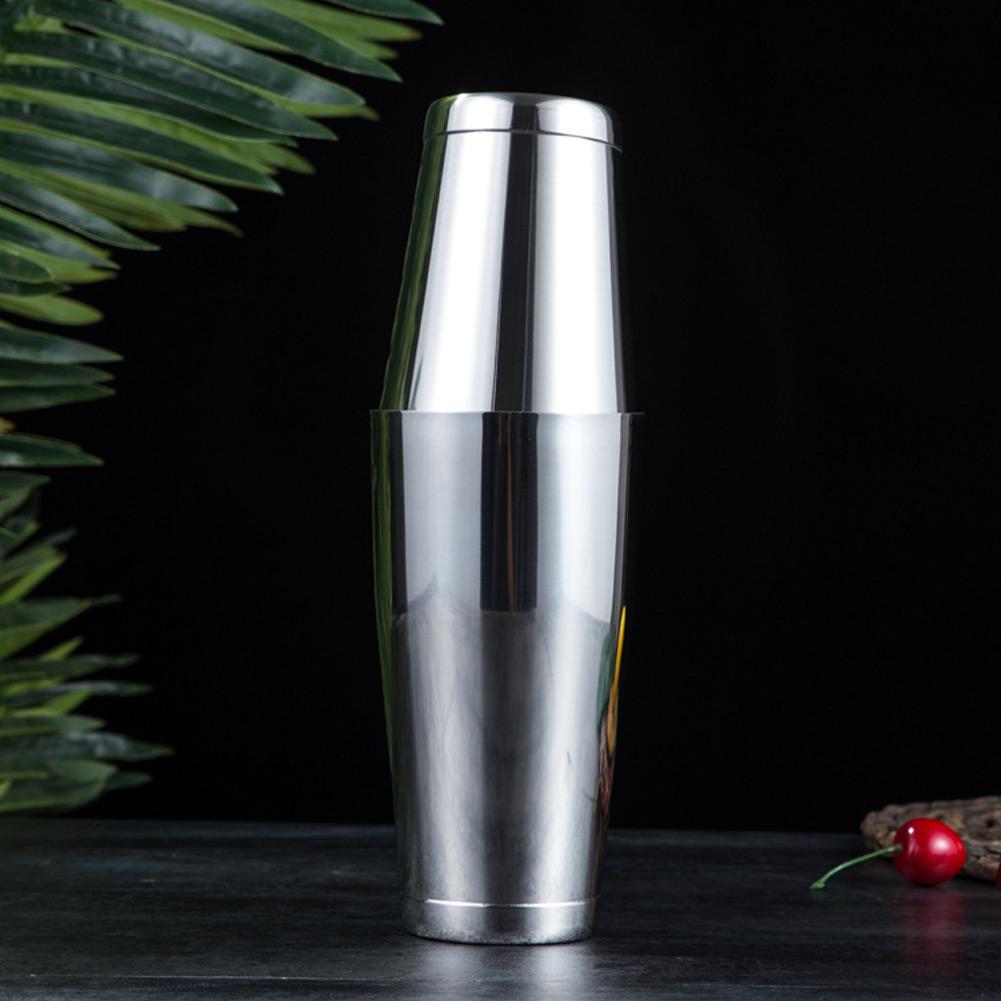 Bar Tool Stainless Steel Boston Shaker Cocktail Shaker Set Cocktail Tin Bartender BarwareSilver