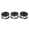 3 катушки с леской для триммеров Black+Decker A6485 GL280 GL301 GL425 GL430 GL545 GL555 GLC13 GLC2500 GLC2500L