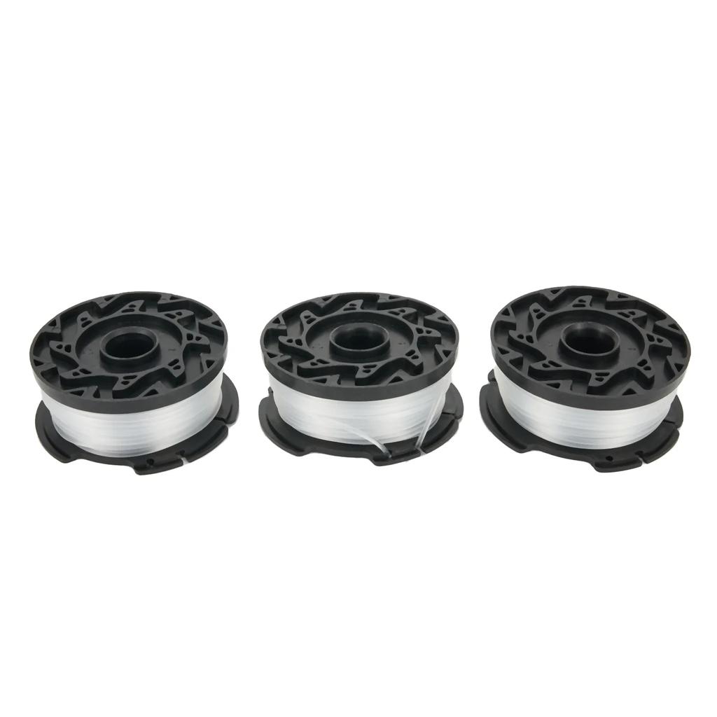 3 катушки с леской для триммеров Black+Decker A6485 GL280 GL301 GL425 GL430 GL545 GL555 GLC13 GLC2500 GLC2500L