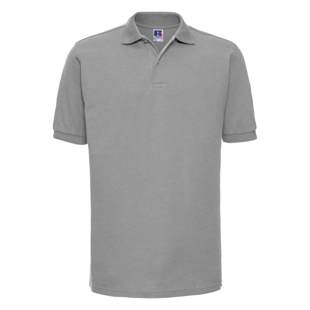 Russell Mens Ripple Collar & Cuff Short Sleeve Polo Shirt