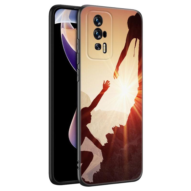 Черный силиконовый чехол для телефона Mountain Climbing для Xiaomi Redmi 7A 8A 9A 10A 11A 9C 10C 12C 13C 11 Prime A1 A2 + 12 4G Note 9T 12R