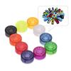10pcs Footswitch Topper Protector Colorful Plastic Bumpers for Guitar Effect Pedal(Random Color Delivery)