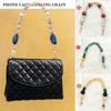 DIY Retro Handbag Chain Colorful Replaceable Bags Belt Resin Extension Bead Chain Phone Case Accessories