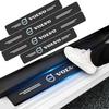 Carbon Fiber Car Sticker Auto Door Threshold Waterproof For Volvo RDESIGN V60 S60 V40 S40 V90 S80 XC40 XC90 XC90 Auto Gadgets
