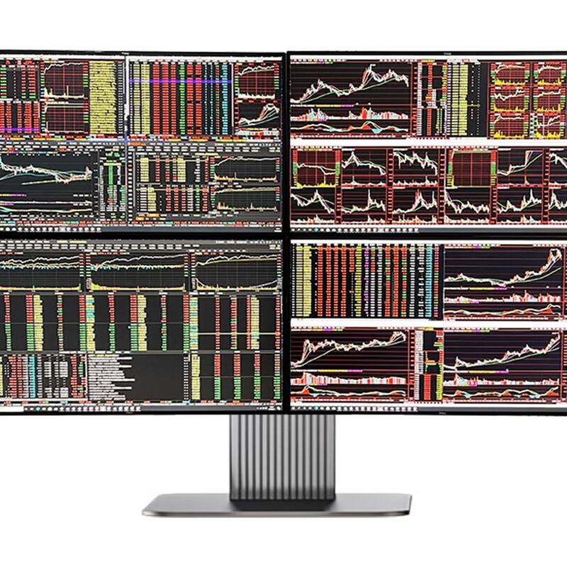 Zhilishang 43-inch 4K Multi-Screen Financial Trading Workstation (CN version)