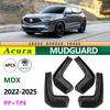 Acura MDX 2022-2026 Передние и задние брызговики: Кожаные брызгозащитные автомобильные аксессуары