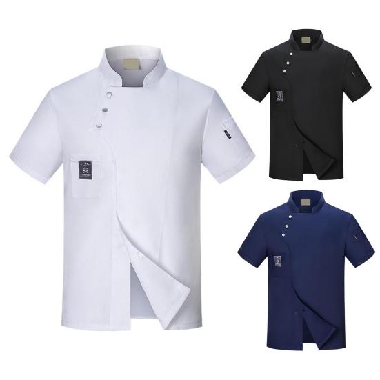 Мягкая унисекс дышащая рубашка шеф-повара, одежда для приготовления пищи в ресторане, униформа, кухонная рабочая одежда
