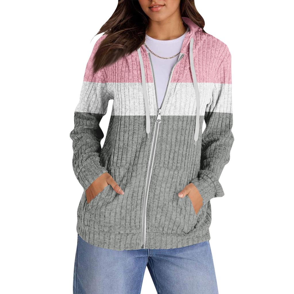Hoodies For Women Trendy Tops Casual Fall Fashion Long Sleeve Sweatshirt With Pockets Pullover Lightweight