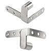 1pair 270 Degree Rotation Rotary Axis Hinges 3mm Thick Upper and Lower Shaft Door Hinge  Door