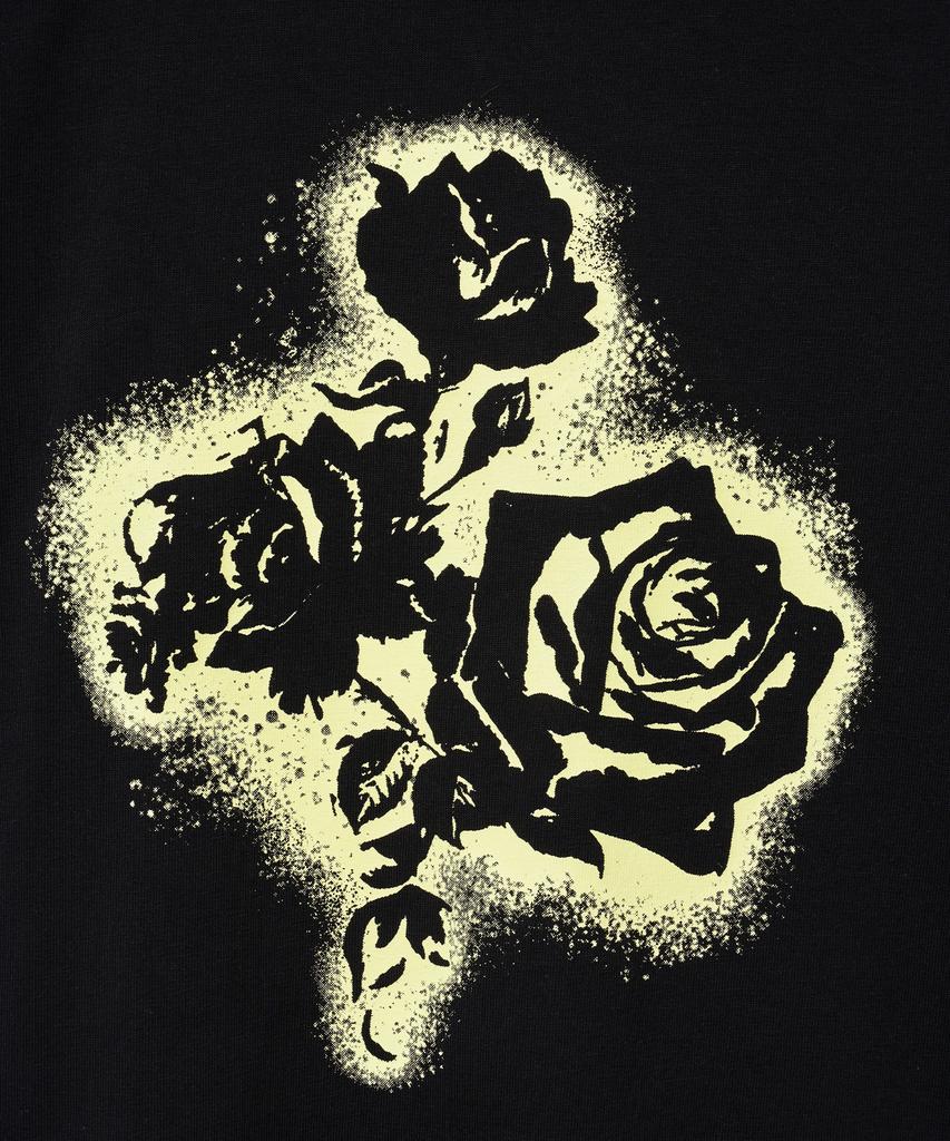 MIDNIGHT MOVE Fl Crop T (Black)