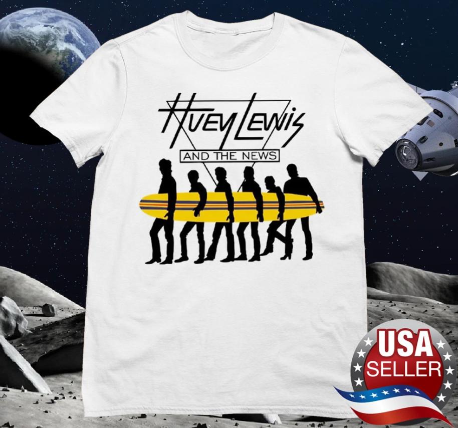 Унисекс футболка с коротким рукавом группы Huey Lewis and the News, S-4XL