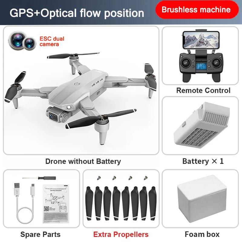GPS Drone L900 Pro SE MAX 4K, dual professional HD camera, 5G WiFi, 360° brushless motor for obstacle avoidance, RC FPV quadcopt