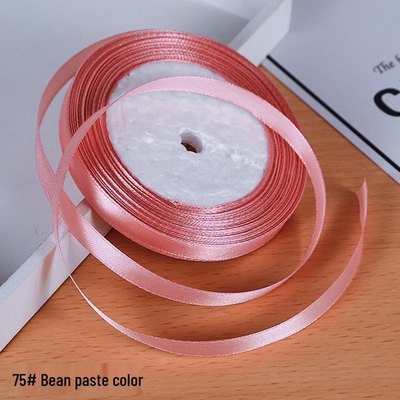 1 см атласная лента для украшения подарочной коробки и бантов, специальная для трансграничной торговли