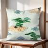 WWatanabe SSeitei Cushion Cover Natural Linen Organic Fabric DoubleSided Printing Couch Pillow Covers Home Decor