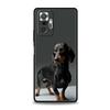 Чехол для телефона для Xiaomi Redmi Note 14 13 12 5G 11 10 Pro Plus 4G 9S 9 14C 13C 12C 10C 9C 9A Cover Силуэт таксы Собака милый