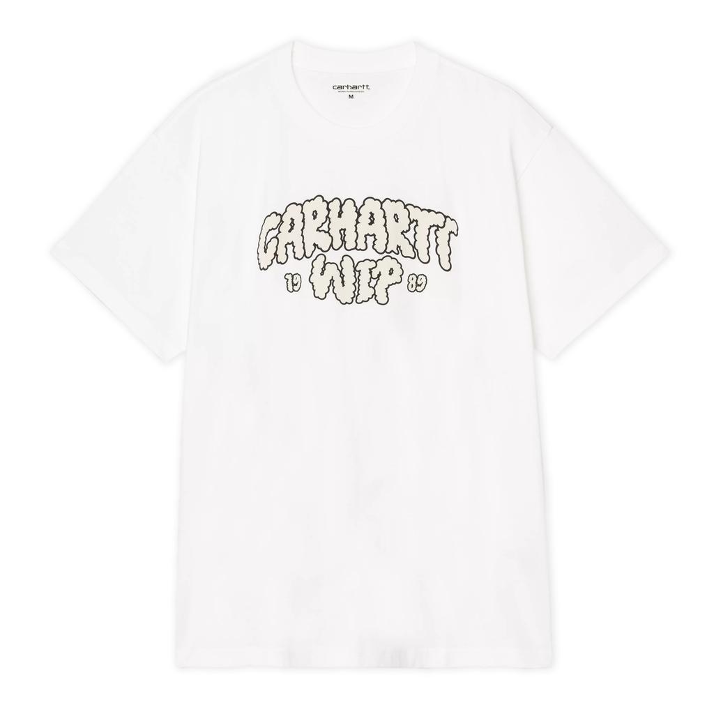 Carhartt WIP Свободная футболка с графическим логотипом и принтом из букв, мужские топы I036200-02-XX