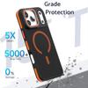 For iPhone 17 Pro Magnetic Case Skin-Touch TPU Acrylic Phone Back Cover with Lens Protector Kickstand