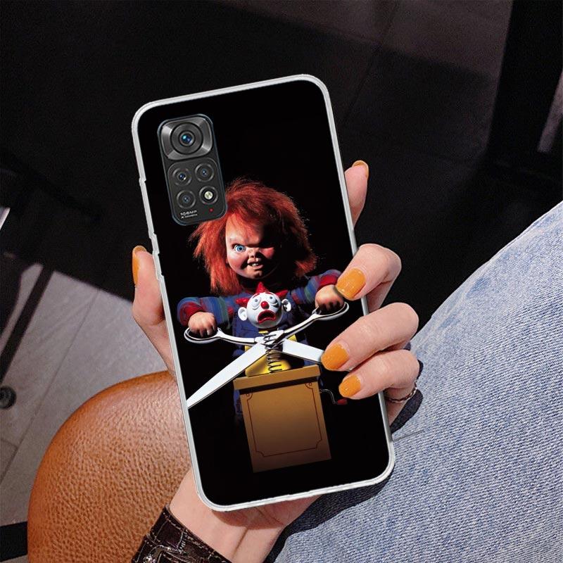 Чехол для телефона Chucky Child's Play для Xiaomi Redmi Note 15 14 13 12S 12 11 Pro Plus 14S 11S 11E 10 10S 11T 5G Персонализированный чехол Re