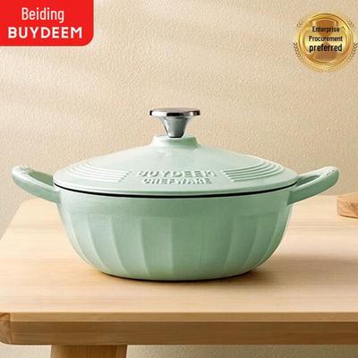 Эмалированная кастрюля Buydeem 24 см