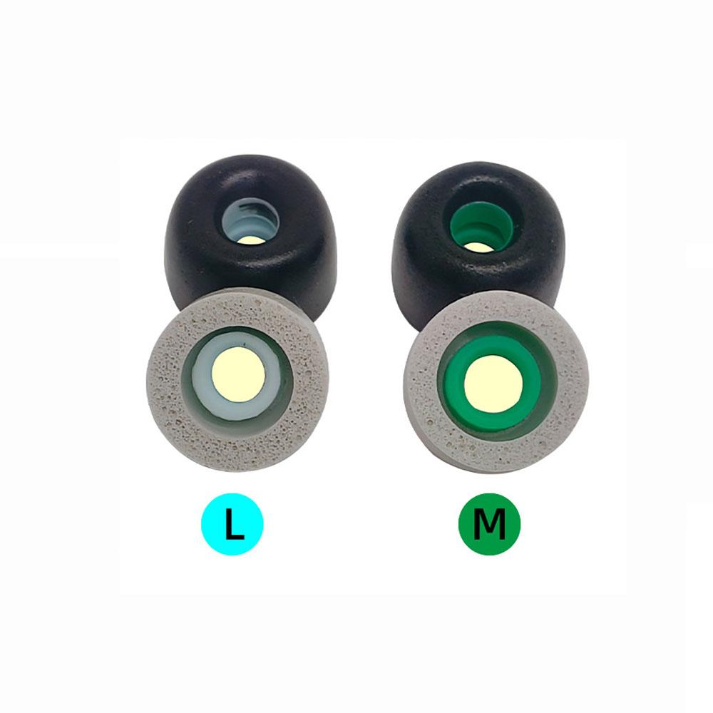 4 Pairs Replacement Memory Foam Ear Tips For Sony Wf-1000Xm4 Gray & Black