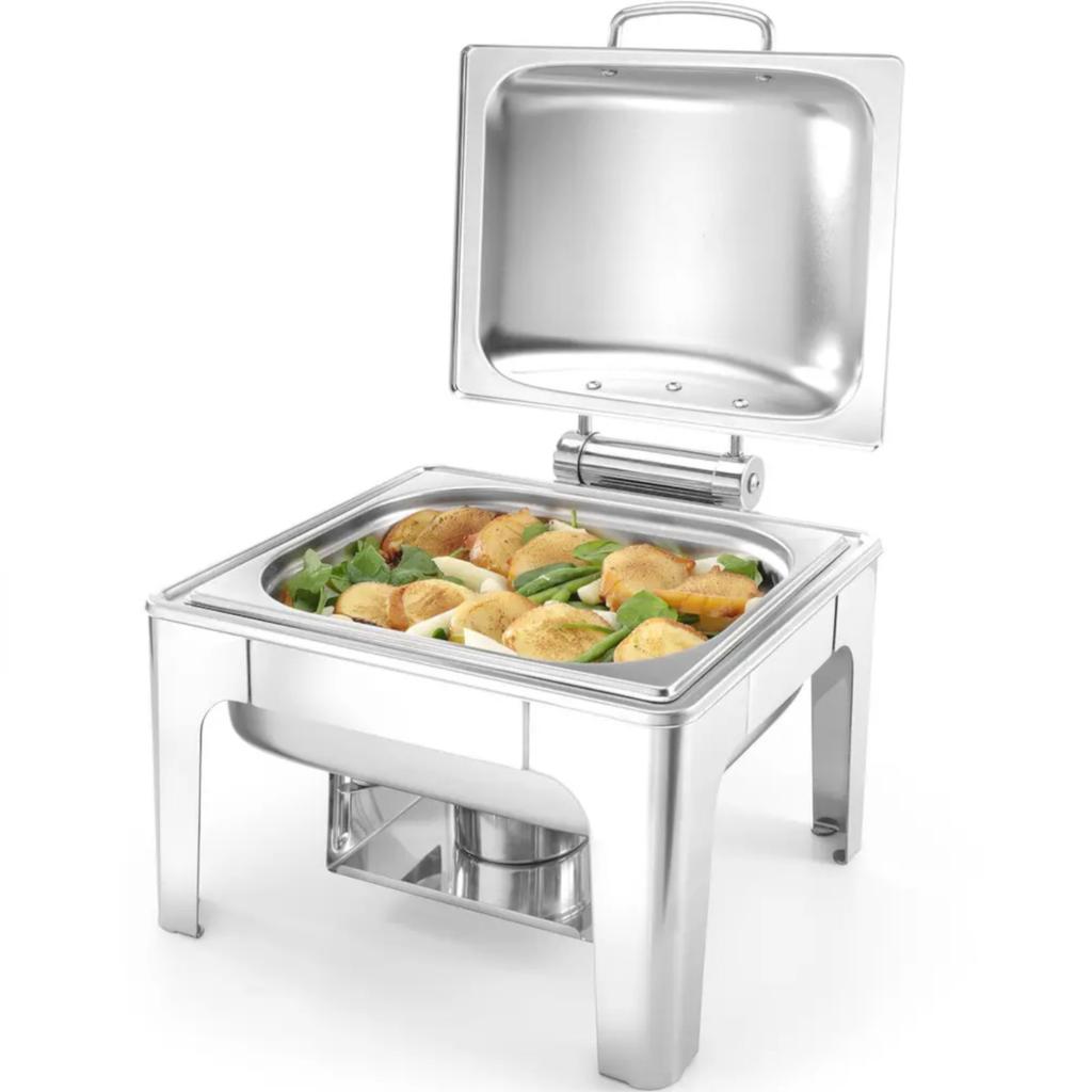 Food Warmer for Pasta Candles Satin Steel Gn 1/2
