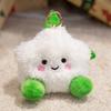 Smiling Fruit Plush Toy Keychain For Kids With Soft Short Plush Material