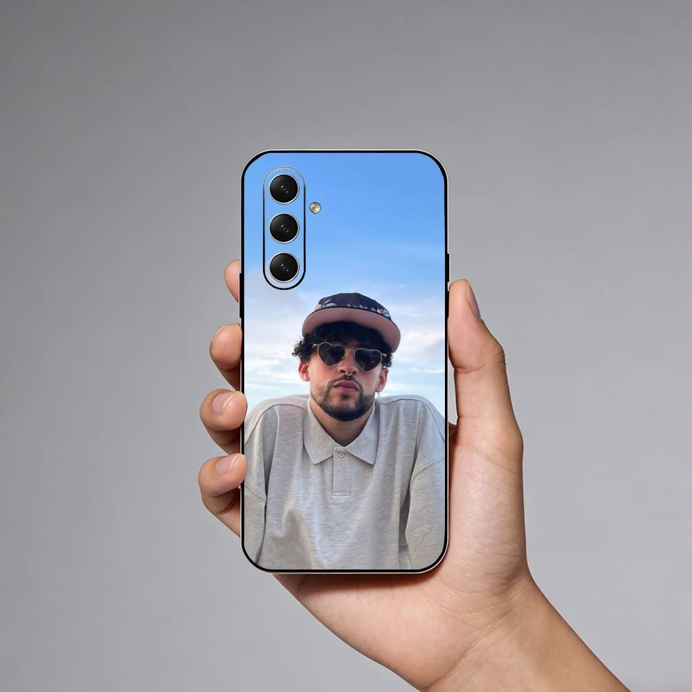 B-Bad B-Bunny DTMF Singer Phone Case For Samsung Galaxy A73,21,22,32,71,53,52,51,80,5G Soft Black Cover
