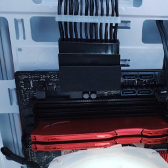 24 шт./набор PP гребень для кабеля многоразовый 6/8/24-контактный органайзер-зажим для кабелей питания компьютера для настольного ПК