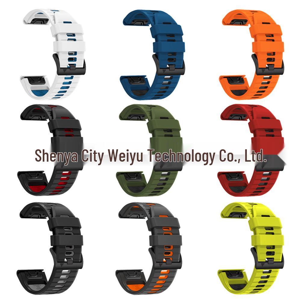 Силиконовый ремешок QuickFit 22 мм/26 мм для Garmin Fenix 7 Pro