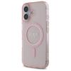 Guess Guhmp16Shfgerep Iphone 16 6.1     Różowy/Pink Hardcase Iml Glitter Circle Magsafe