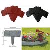 Plastic Imitation Stone Garden Fence: Foldable, Splicing Lawn Fence for Horticulture