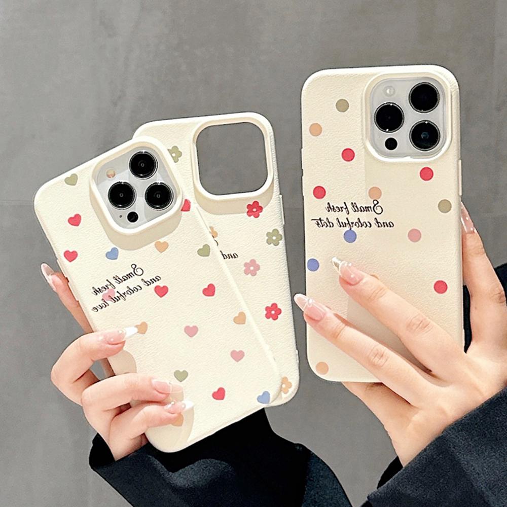 Чехол для телефона iPhone 16 15 14 13 12 11 Pro Max iPhone 11 13 16 15 14 12 Чехол для телефона с разноцветными цветочными точками