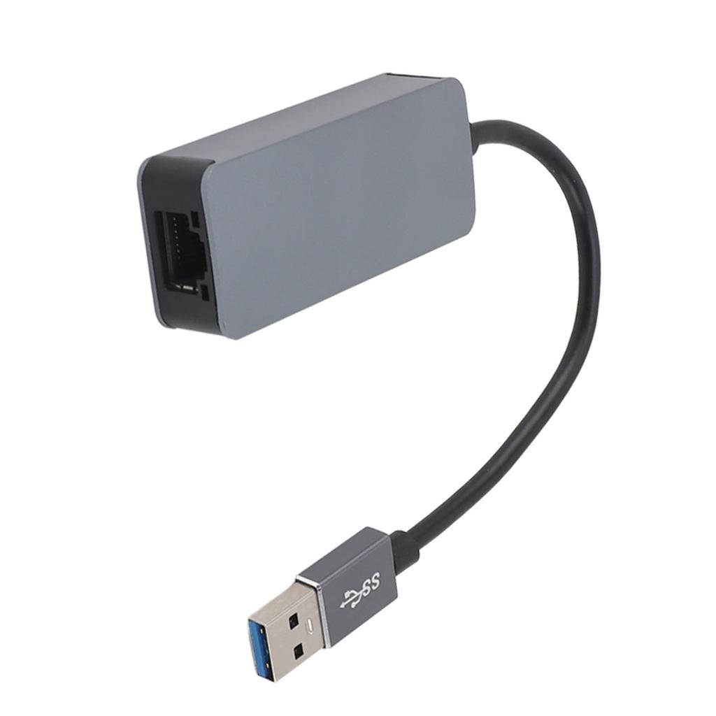 USB 3.0 to 2.5G Ethernet Adapter High Speed Plug and Play Portable USB 3.2 USB AM to 2.5Gbps Ethernet Adapter for