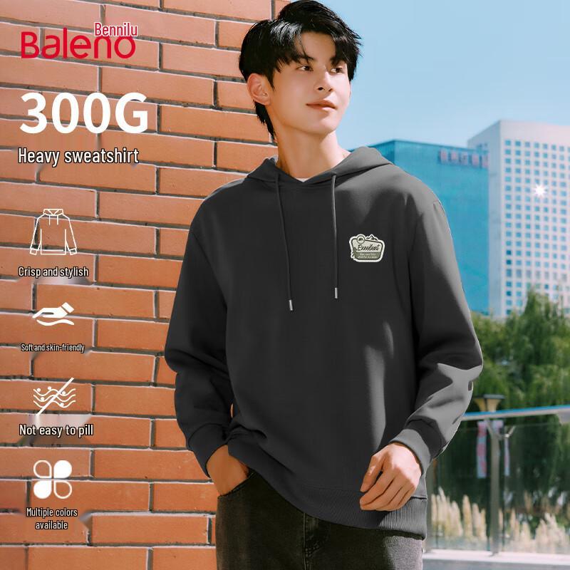 Baleno Men's Hooded Pullover Sweatshirt