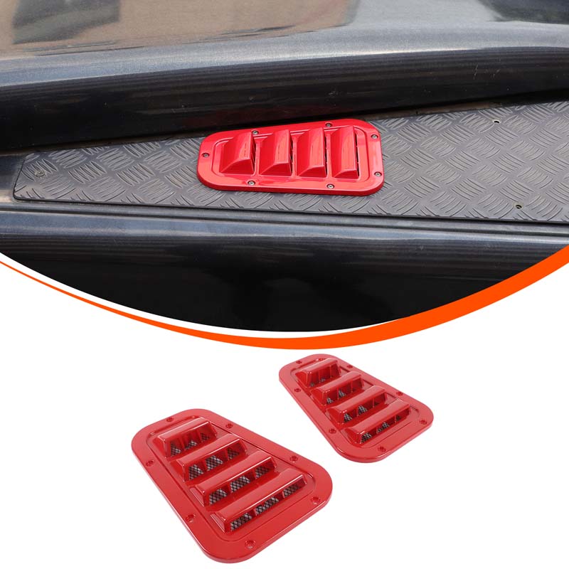 For Land Rover Defender 2004-19 Front Engine Hood Ventilation Cover Steel Air Intake Scoop Air Outlet Snow Cover Car Accessories YU4