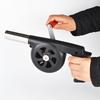 Portable Hand Crank BBQ Blower Fan , Ergonomic Air Blower with Detachable Handle, Compact Lightweight Design for Grill