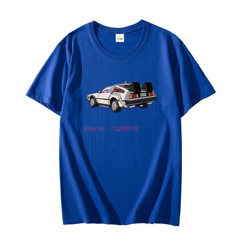 Unisexs Oversize Cotton Tshirt Back To The Future Doc Emmett Brown Marty Mcfly Oneck Summer Casual Tee For Unisex