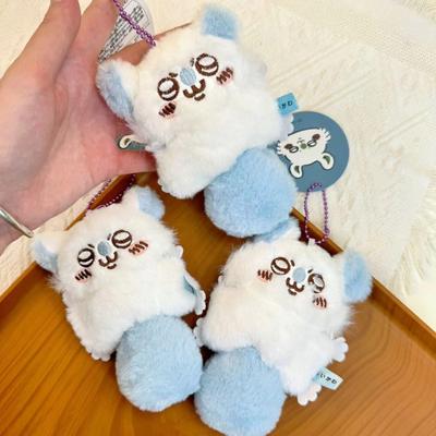 Аниме MINISO Чикава Плюшевый Подвесной Брелок Игрушка Пушистая Кукла Мягкая Кавайная Фигурка Плюшевая Плюшевая Сумка Аксессуар Подарок на День Рождения для Девочки