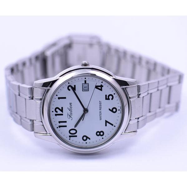 Citizen Мужской D010-204 ( Смотреть Q&Q День) Круглые часы серебряные аналоговые