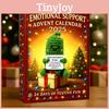 Emotional Support Advent Calendar With Cartoon Character Blind Box For Holiday Gift And Interactive Play