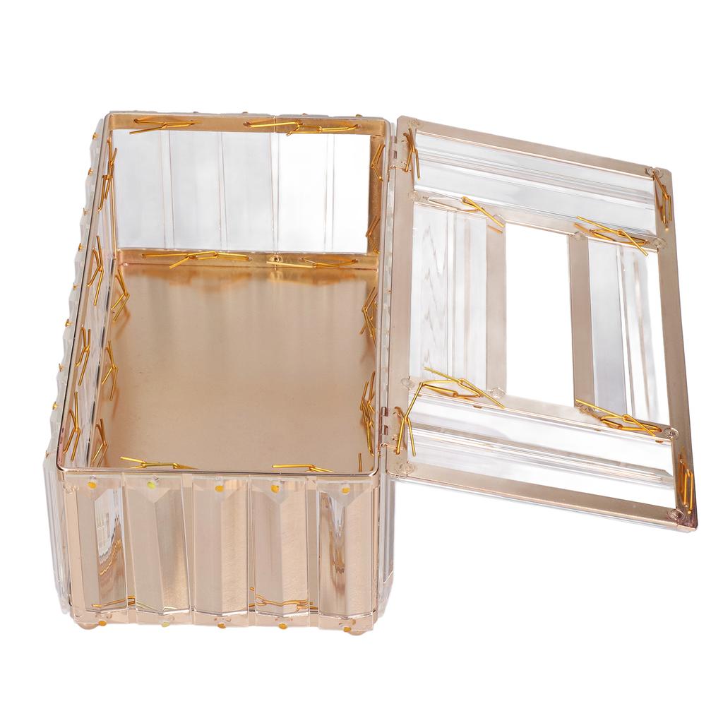 Коробка для салфеток Процесс позолоты Тонкая работа Простая мода Многоцелевое хранение салфеток