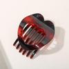 Heart-Shaped Retro Duckbill Hair Clip - Seamless Styling Hair Accessory