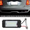 1/2 шт. Светодиодная подсветка номерного знака автомобиля Mini Cooper R56 R57 R58 R59 Без ошибок Canbus Лампа номерного знака Подключи и работай 6000K белый